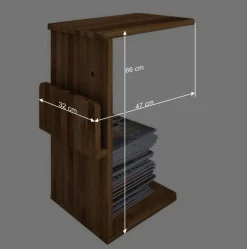 Wohnen Betten<190 cm Bettanlage im Retro Design - Hardus (dreiteilig)