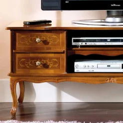 Wohnen Tv & Hifi-Möbel|Lowboards<123 cm breite TV Kommode Agosto im Barockstil
