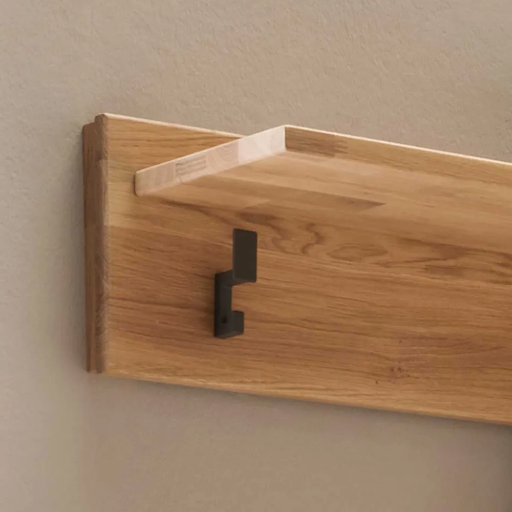 Wohnen Garderoben<90 cm breite Wandgarderobe mit Hutablage - Dulciana