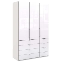 Wohnen Kleiderschränke<150 cm breiter Kombischrank fürs Schlafzimmer - Dolienca