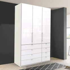 Wohnen Kleiderschränke<150 cm breiter Kombischrank fürs Schlafzimmer - Dolienca