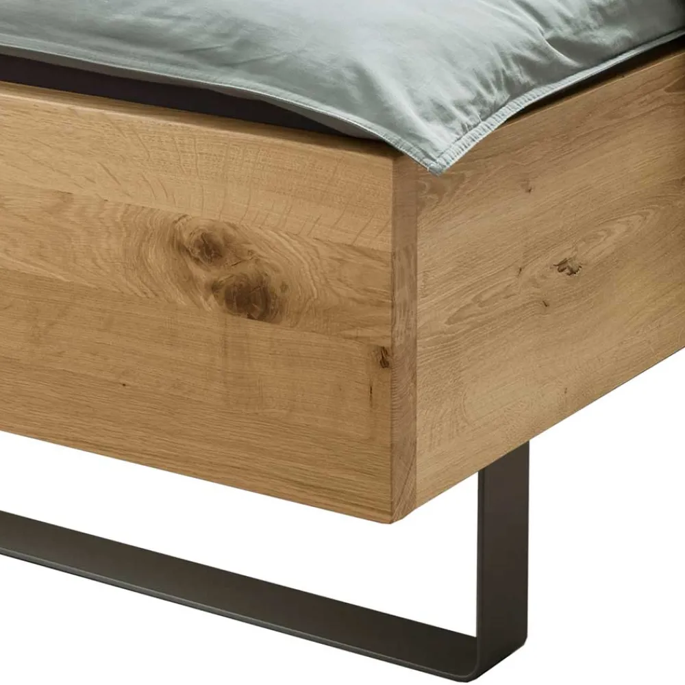 Wohnen Betten<140 cm breites Bett im Industry Style - Siestago