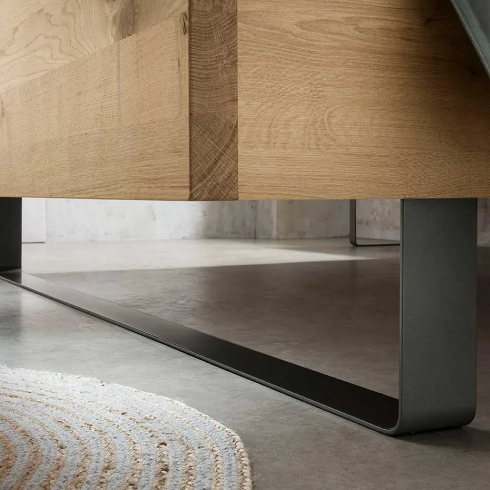 Wohnen Betten<140 cm breites Bett im Industry Style - Siestago
