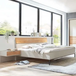 Wohnen Betten<180 cm breites Doppelbett in modernem Design - Kezmina