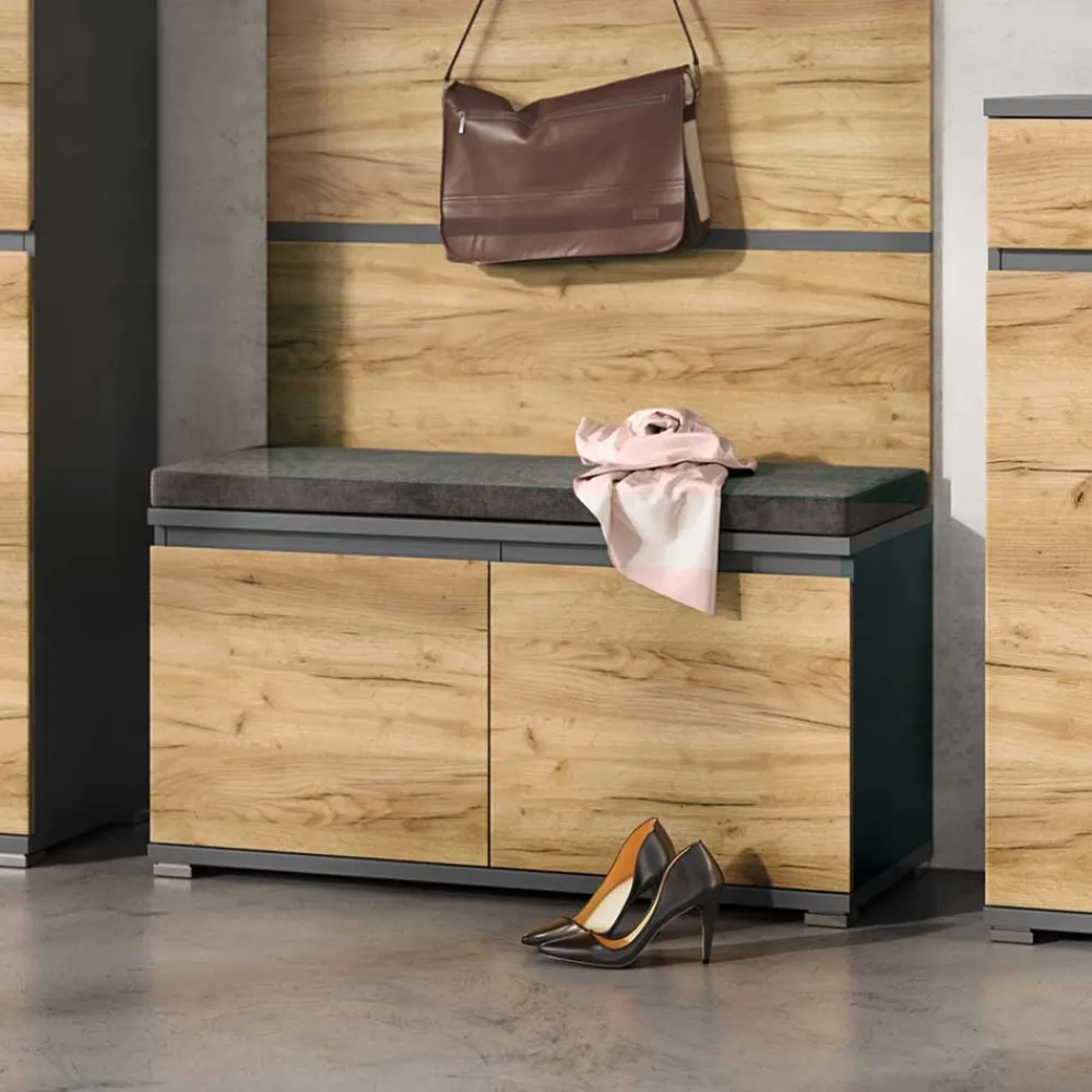 Wohnen Garderoben<246 cm breites Flurmöbel Set modern - Orsecca (fünfteilig)