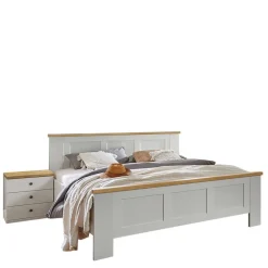 Wohnen Betten<160 cm breites Landhausbett in vier Längen - Ignacio