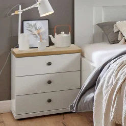Wohnen Betten<160 cm breites Landhausbett in vier Längen - Ignacio