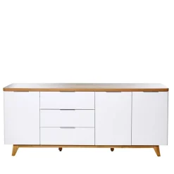 Wohnen Tv & Hifi-Möbel<180 cm breites Sideboard in Weiß - Xuana