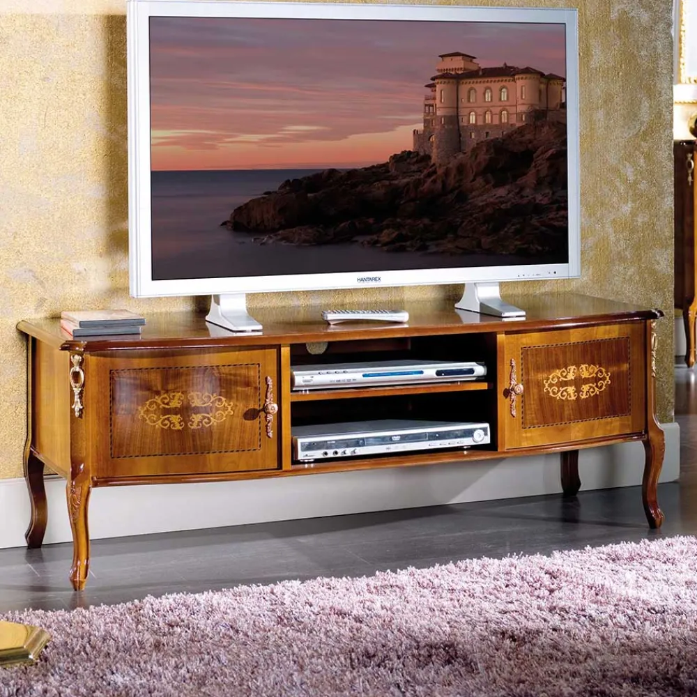 Wohnen Tv & Hifi-Möbel|Lowboards<50 cm hohe TV Kommode Natale im Barockstil