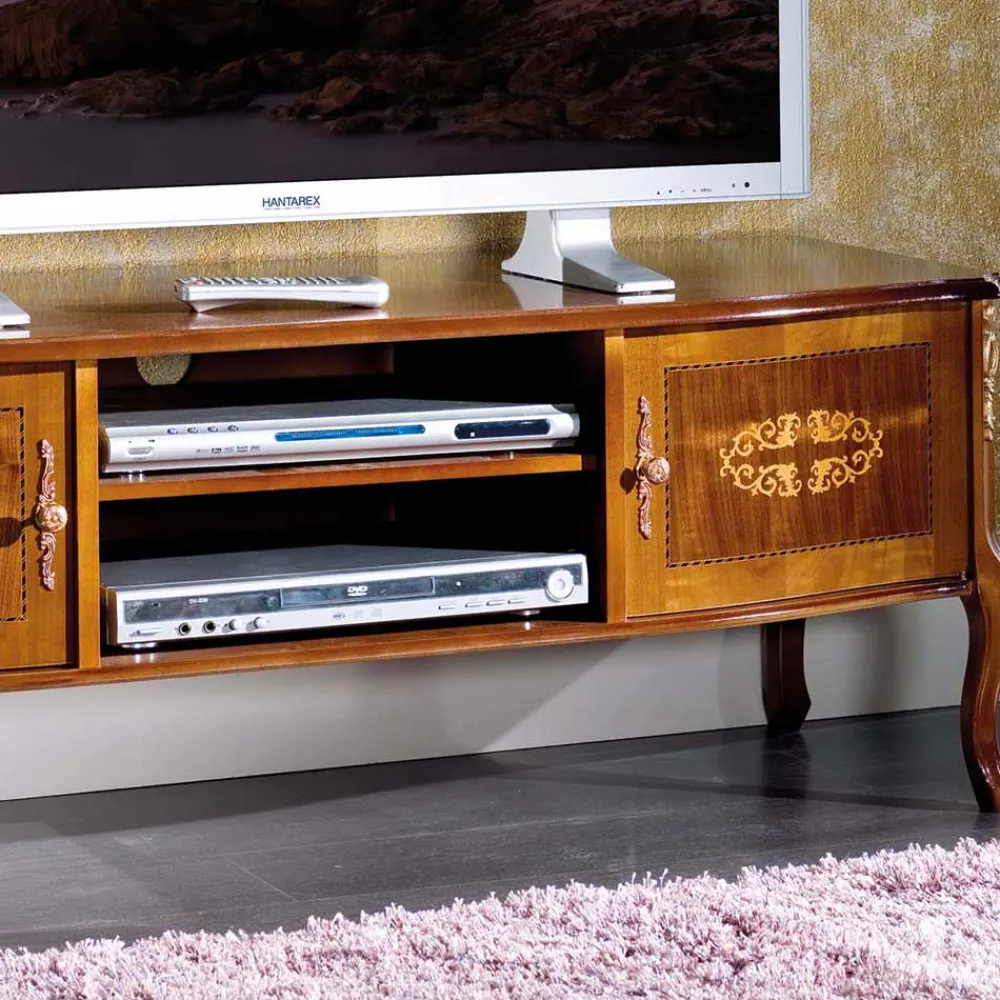 Wohnen Tv & Hifi-Möbel|Lowboards<50 cm hohe TV Kommode Natale im Barockstil