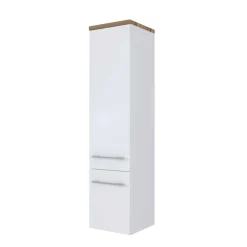 Wohnen Schränke<130 cm hoher Badschrank für Wandmontage - Enwicos