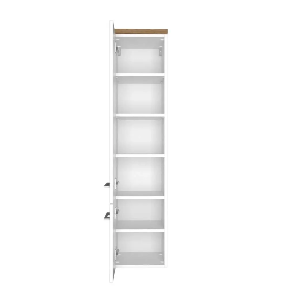 Wohnen Schränke<130 cm hoher Badschrank für Wandmontage - Enwicos