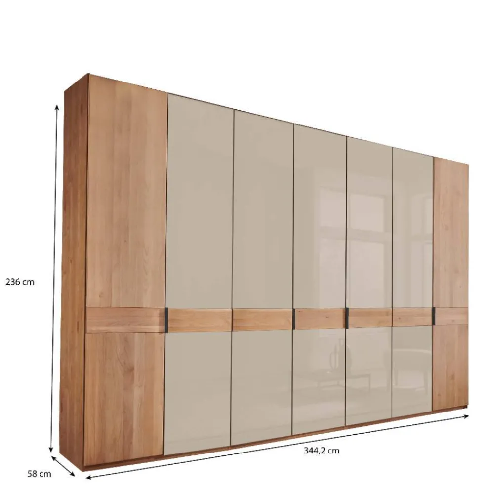 Wohnen Kleiderschränke<236 cm hoher XL-Schrank 7-türig - Angelina