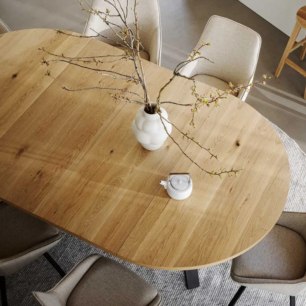 Wohnen Tische<135 cm runder Esstisch in modernem Design - Mocima