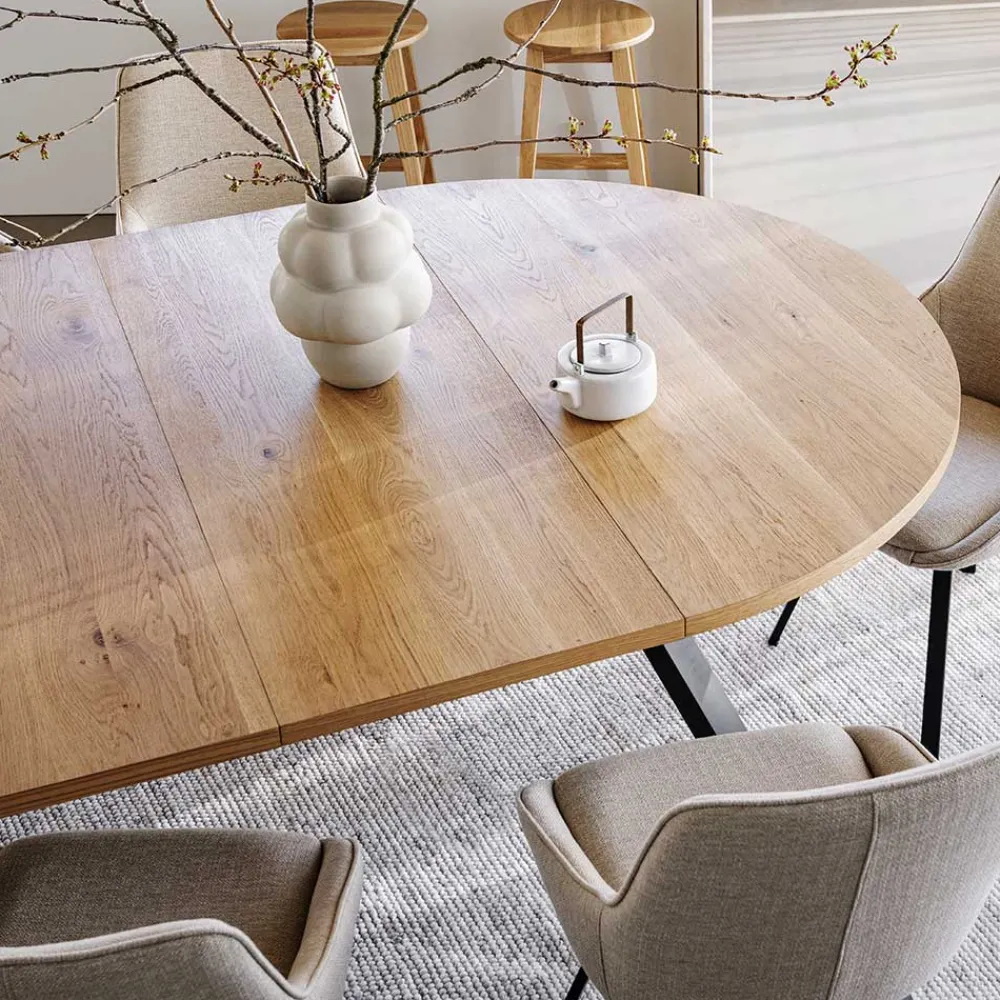 Wohnen Tische<135 cm runder Esstisch in modernem Design - Mocima