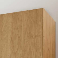 Wohnen Kleiderschränke<150 cm Schlafzimmer Schrank mit drei Türen - Emdsiva II
