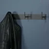 Wohnen Garderoben<3 Haken Hängegarderobe in Schwarz Stahl - Babelsberg