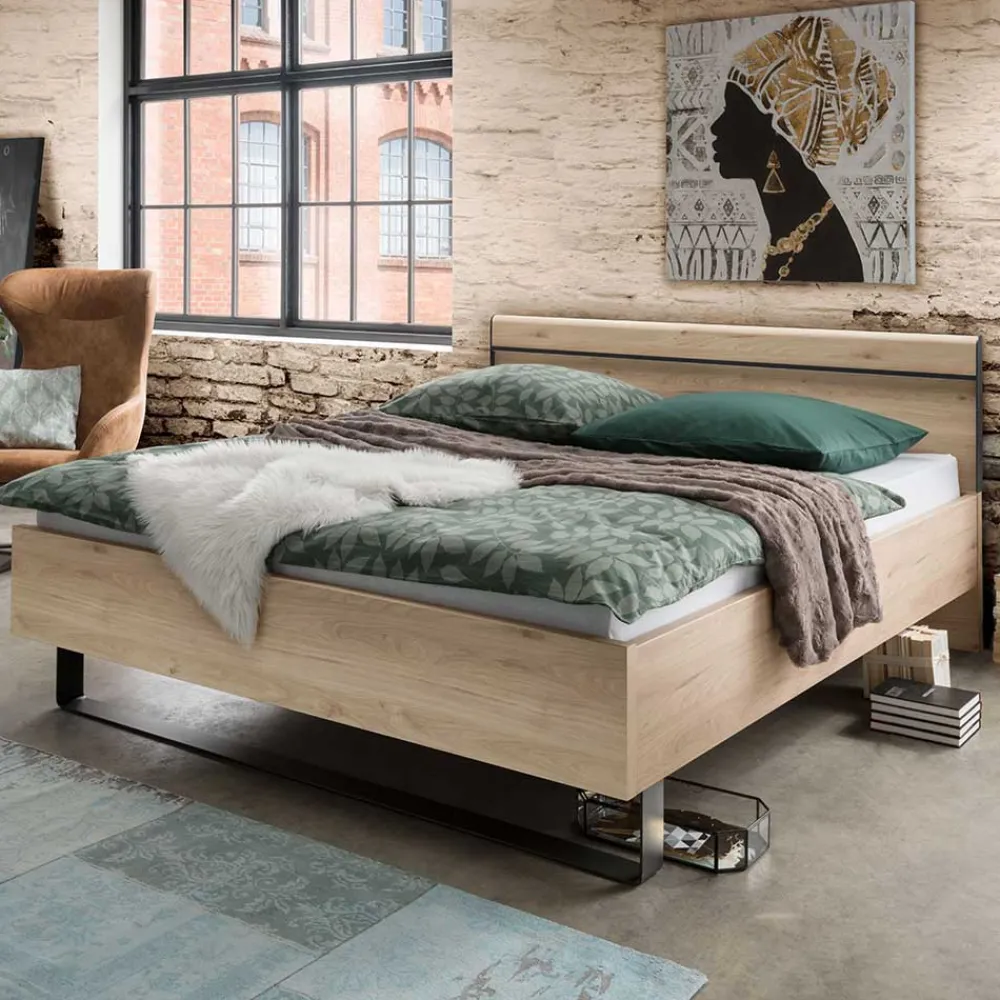Wohnen Betten<4 Längen Doppelbett mit Beleuchtung LED - Licruva II