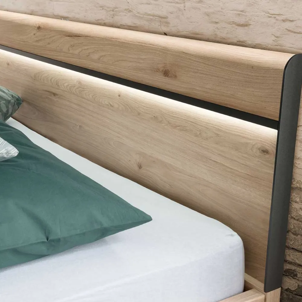 Wohnen Betten<4 Längen Doppelbett mit Beleuchtung LED - Licruva II
