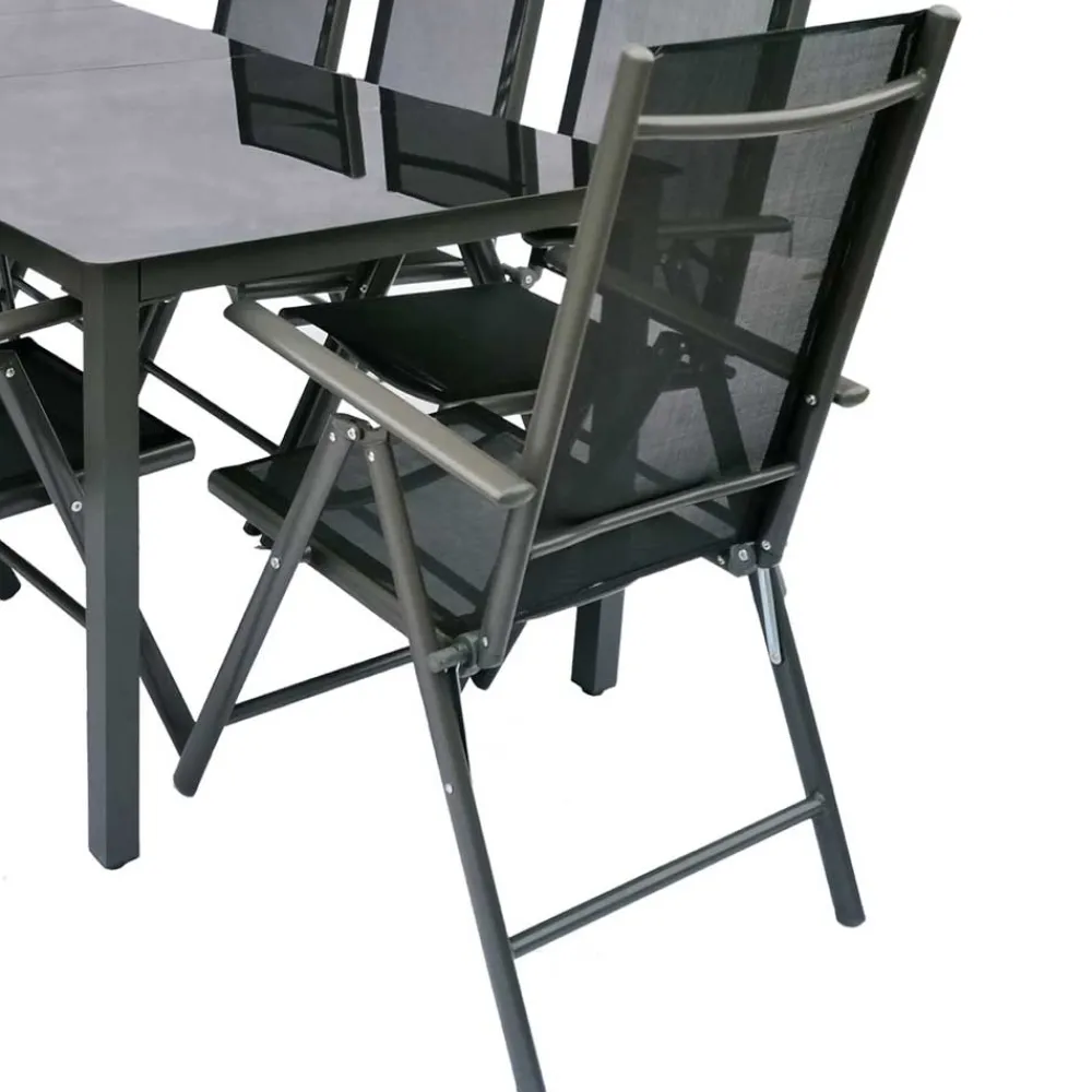 Wohnen Sitzgruppe<8 Personen Garten-Sitzgruppe Set - Micaelo (neunteilig)