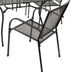 Wohnen Sitzgruppe<6 Personen Gartentischgruppe Set - Tyago (siebenteilig)