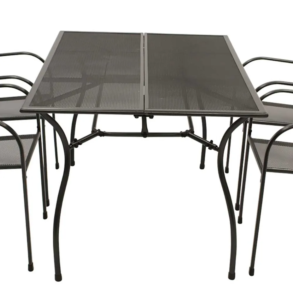 Wohnen Sitzgruppe<6 Personen Gartentischgruppe Set - Tyago (siebenteilig)