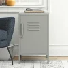 Wohnen Kommoden<Abschließbare Türen-Kommode im Spind Look - Melanje