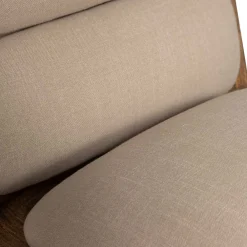 Wohnen Sessel<Akazienholz Sessel in Beige Boucle - Uriscano