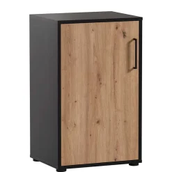 Wohnen Regale<Akten Schrank und Regal Kombi - Evasilica (zweiteilig)