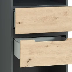 Wohnen Regale<Aktenregal mit vier Fächern & zwei Schubladen - Kuetra