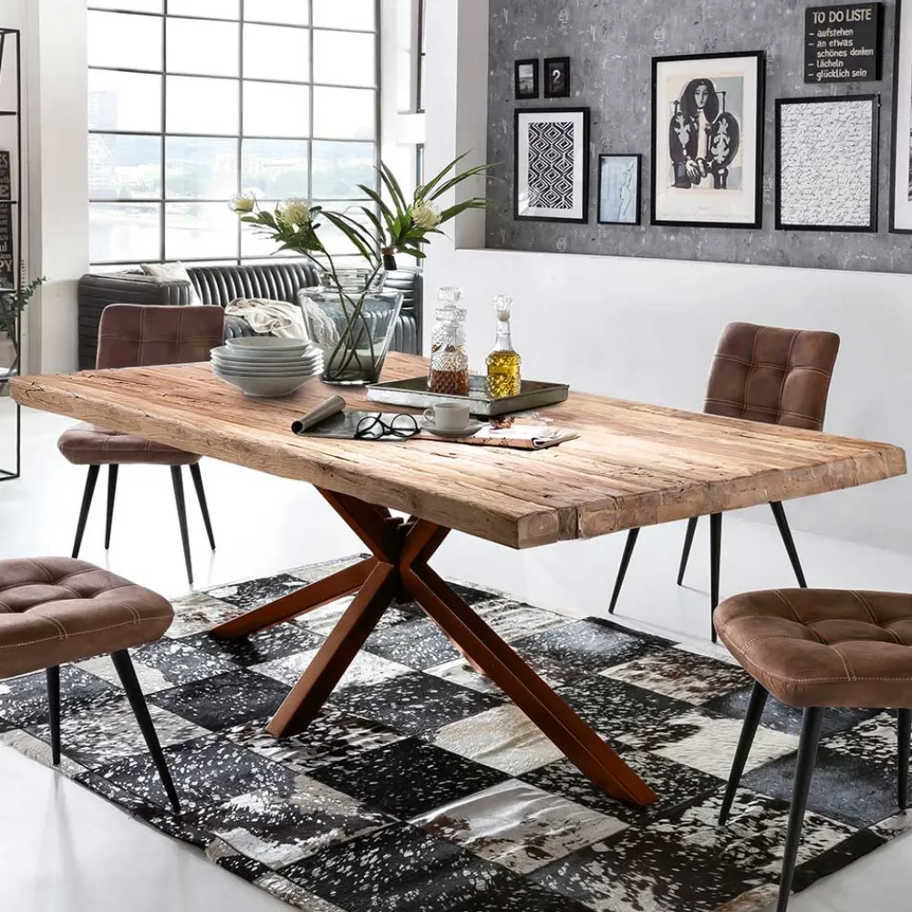 Wohnen Tische<Altholztisch aus Teak Massivholz - Dattilon