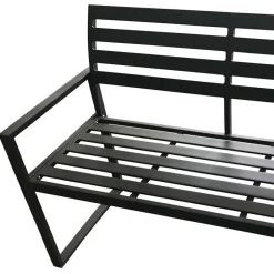 Wohnen Sitzbank<Aluminium Gartenbank mit Armlehnen - Calbanyara