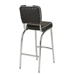 Wohnen Sitzgruppe<American Diner Bartisch Set Barataria mit 4 Stühlen (fünfteilig)