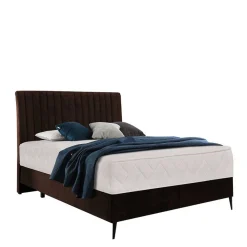 Wohnen Betten<Amerikanisches Bett - Boxspring - in Dunkelbraun - Pianona