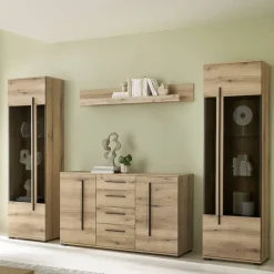 Wohnen Wohnwände<Anbauwand Möbel Set - Brocus (vierteilig)