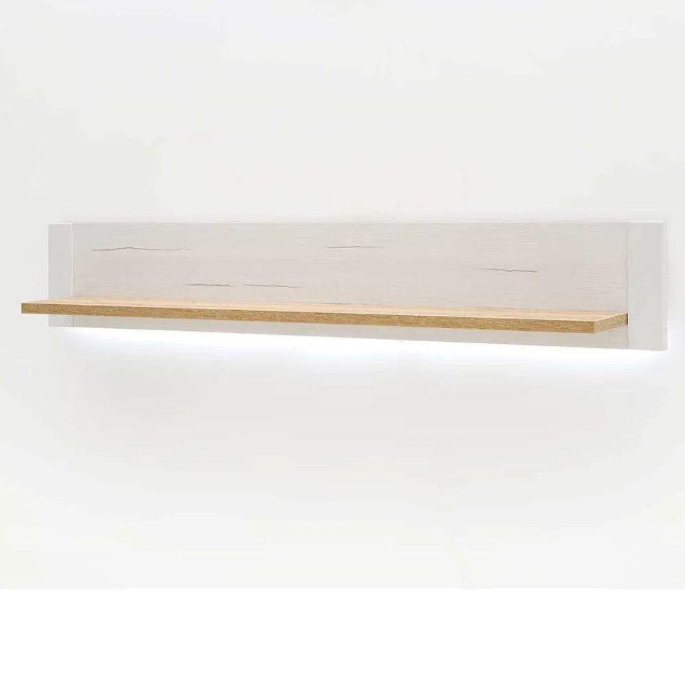Wohnen Wohnwände<Anbauwand Set im Country Style - Samula (vierteilig)