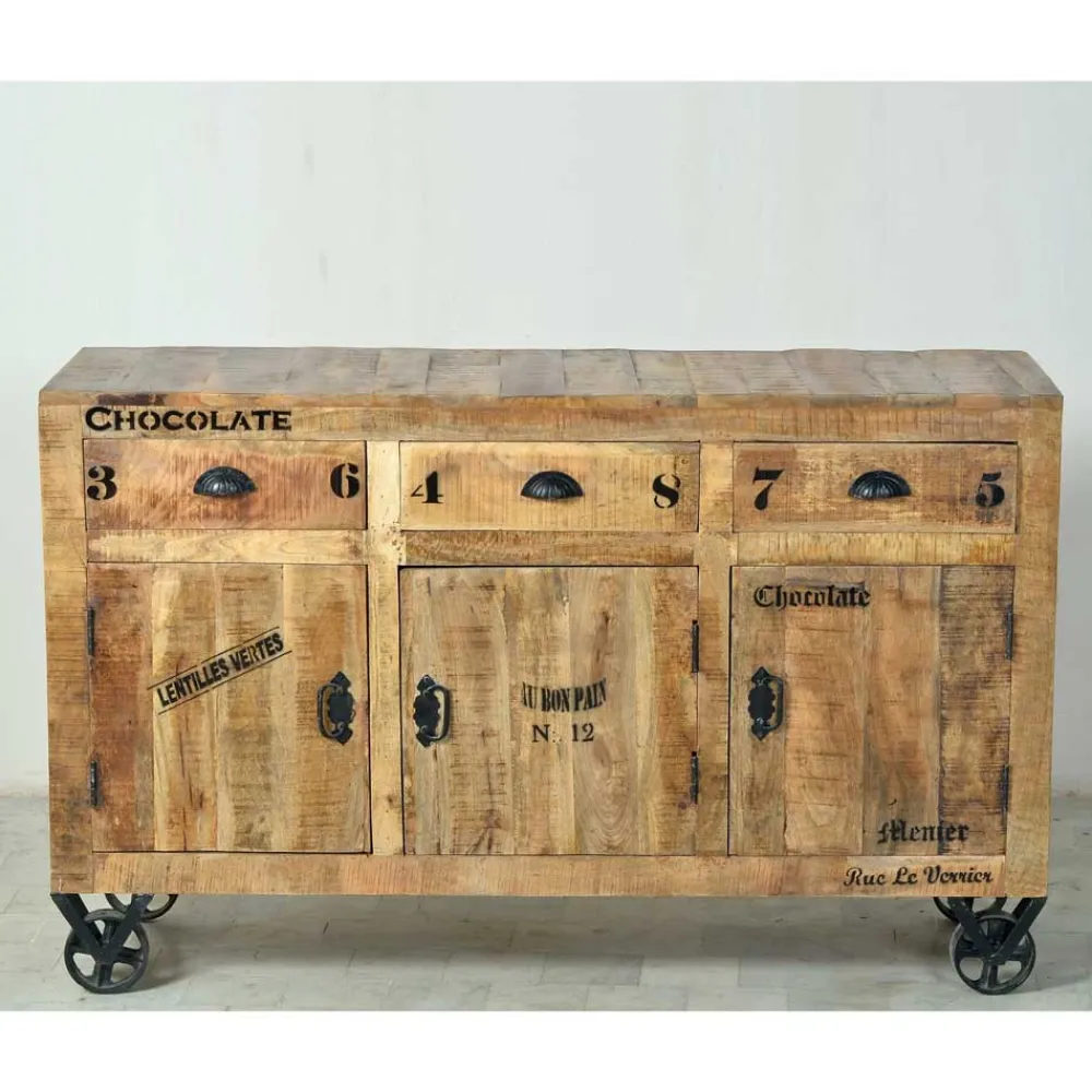 Wohnen Sideboards<Anrichte Indri auf Rollen