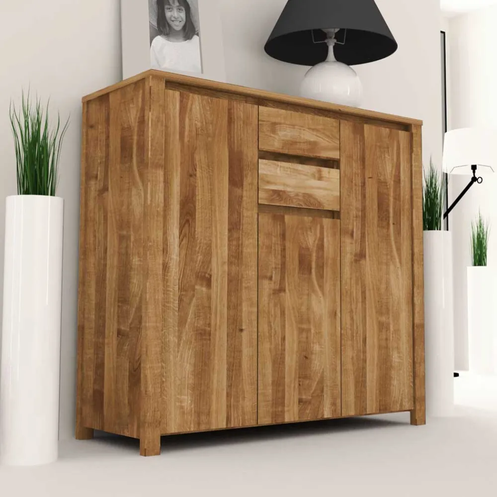 Wohnen Kommoden|Sideboards<Anrichte Nadalia aus Wildeiche Massivholz