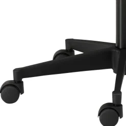 Wohnen Hocker<Arbeitshocker mit Lehne in Grau Schwarz - Camcupa