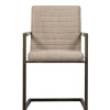 Wohnen Sessel<Armlehnen Freischwinger in Beige - Sentata (2er Set)