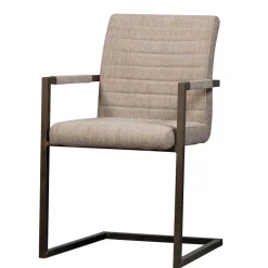 Wohnen Sessel<Armlehnen Freischwinger in Beige - Sentata (2er Set)