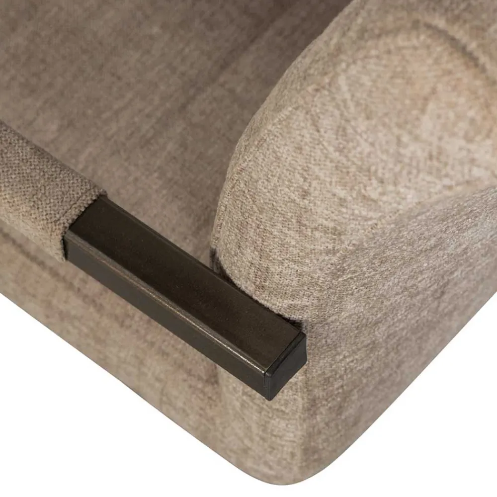 Wohnen Sessel<Armlehnen Freischwinger in Beige - Sentata (2er Set)