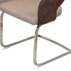 Wohnen Sessel<Armlehnen Schwingstühle in Braun - Rene (2er Set)