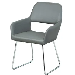 Wohnen Stühle<Armlehnenstuhl mit Bügelgestell - Vindo (2er Set)