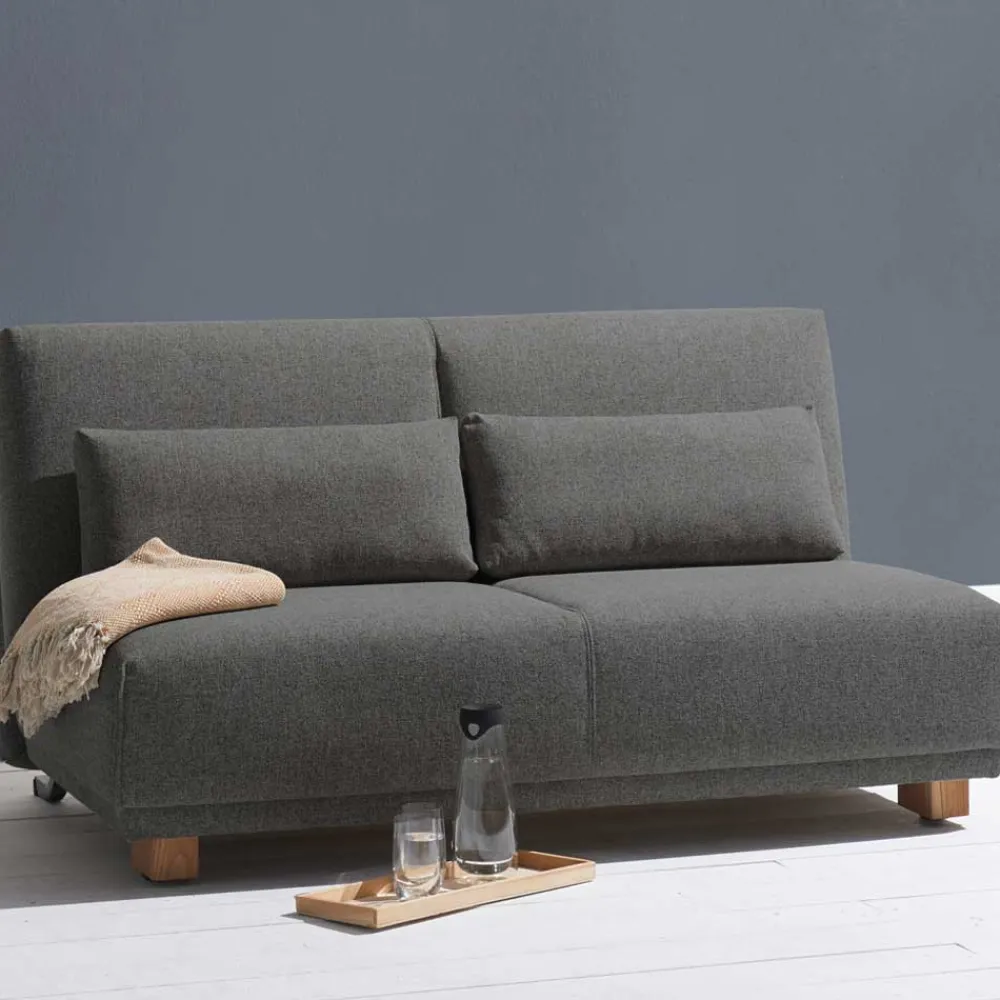 Wohnen Betten|Sofas<Ausziehbares Schlafsofa in Grau Stoff - Kioto
