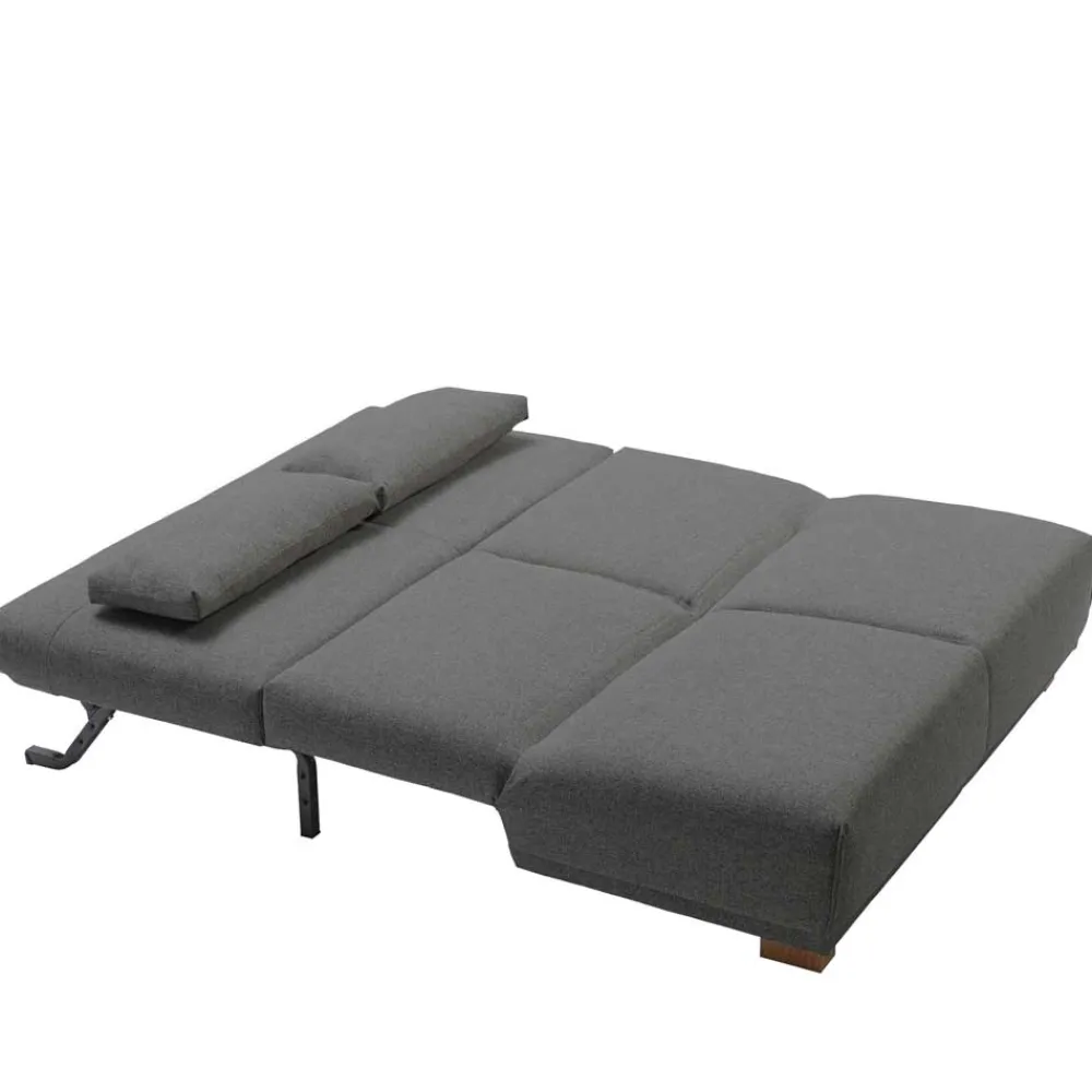 Wohnen Betten|Sofas<Ausziehbares Schlafsofa in Grau Stoff - Kioto