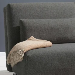 Wohnen Betten|Sofas<Ausziehbares Schlafsofa in Grau Stoff - Kioto