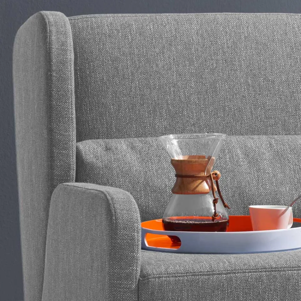 Wohnen Betten|Sofas<Ausziehsofa in Grau Stoff - Vergoma