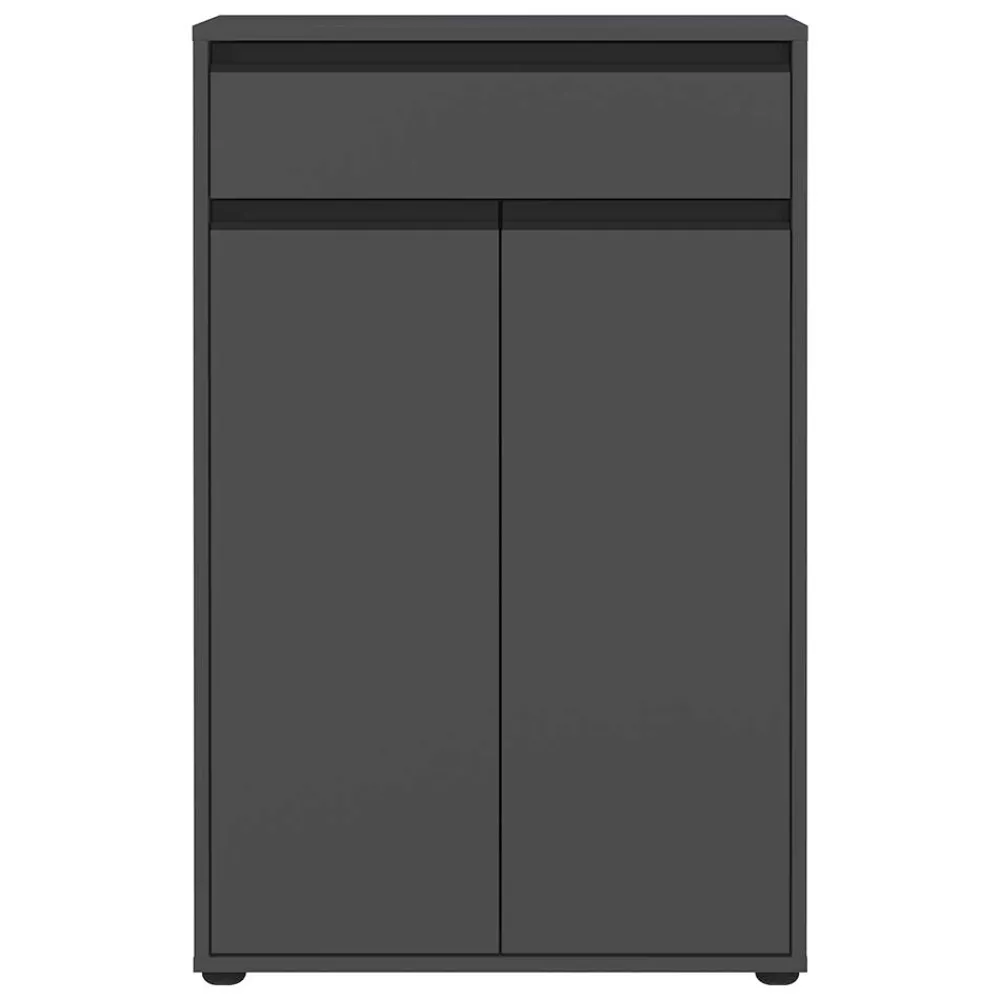 Wohnen Highboards<Bad Vertiko in Dunkelgrau - Rufu