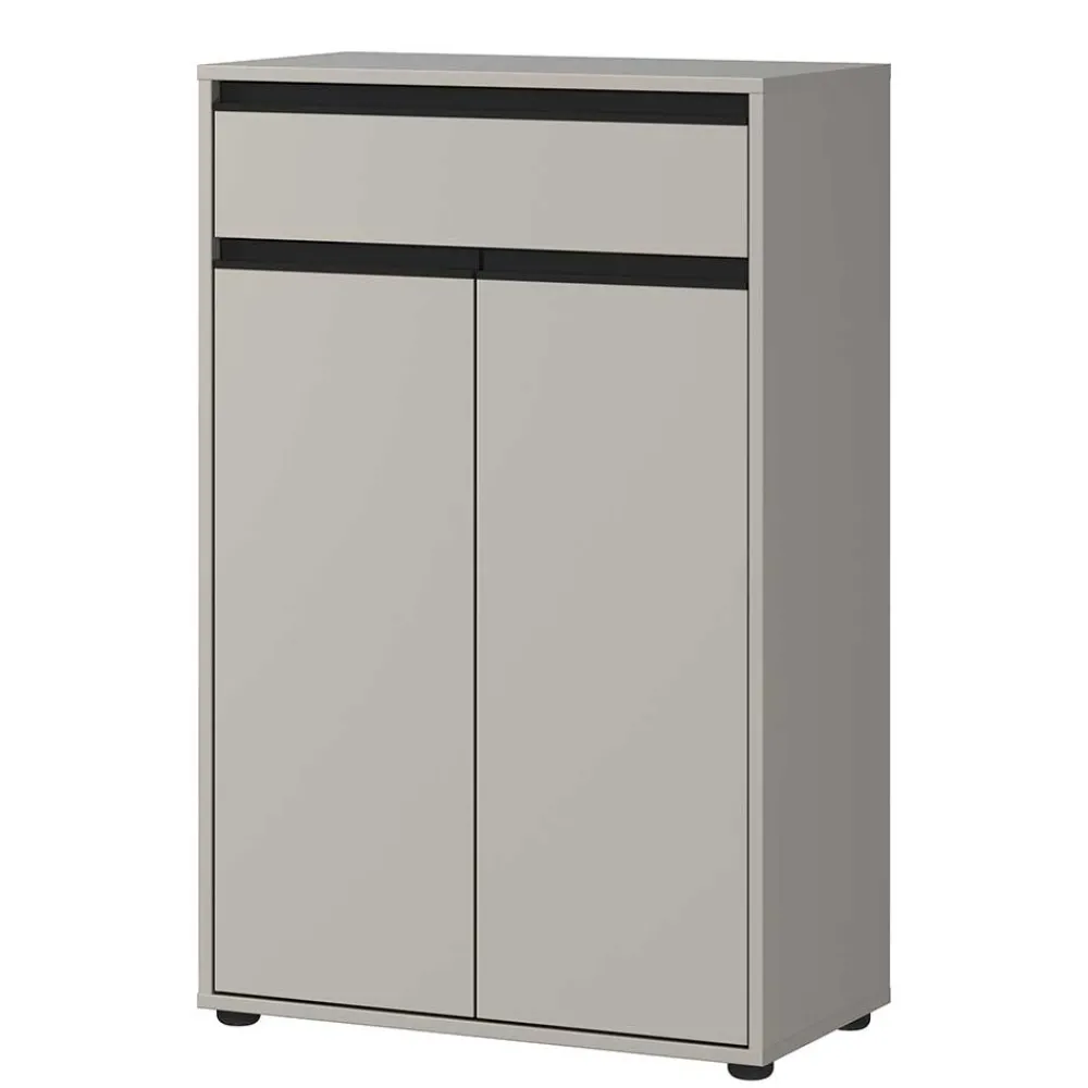 Wohnen Highboards<Badezimmer Vertiko in Grau - Ancela